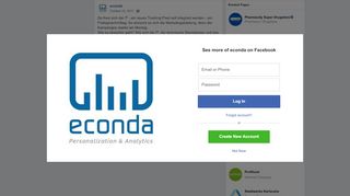 
                            13. econda - Da freut sich die IT - ein neues Tracking Pixel... | Facebook