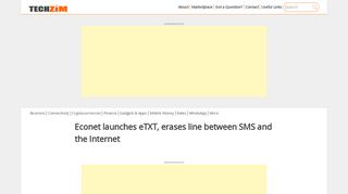 
                            6. Econet launches eTXT, erases line between SMS and the Internet ...
