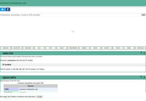 
                            9. econnect.sunexpress.com DNS Tree