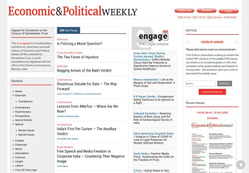
                            2. Economic and Political Weekly |