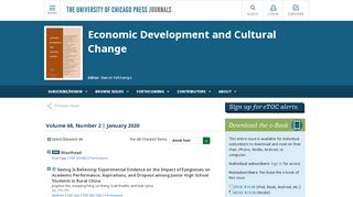 
                            10. Economic Development and Cultural Change January 2019