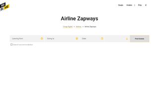 
                            5. Economical tickets Zapways, information about flights and ...