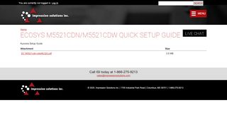
                            6. ECOSYS M5521cdn/M5521cdw Quick Setup Guide | Impression ...