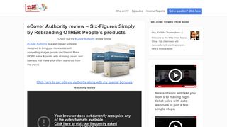 
                            11. eCover Authority review – Six-Figures Simply by Rebranding OTHER ...