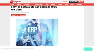 
                            12. Ecoville passa a utilizar sistemas ERP 100% cloud - B!T magazine
