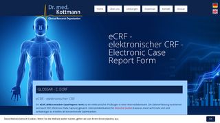 
                            3. eCRF – elektronischer CRF - CRO Dr. Tanja Kottmann