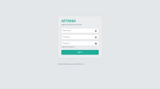 
                            9. eCRM & Business Intelligence Sign-in - Aptania