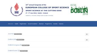 
                            1. ECSS Dublin 2018 - ECSS Congress