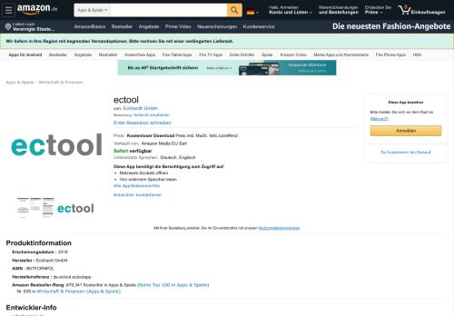 
                            8. ectool: Amazon.de: Apps für Android