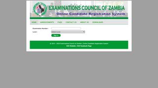
                            5. ECZ OCRS - Examinations Council of Zambia