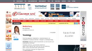 
                            10. Eczacının Sesi: Kısa Kısa Medikal Malzeme