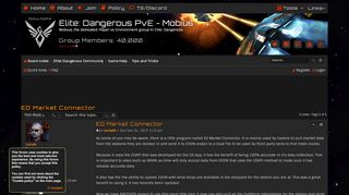 
                            9. ED Market Connector - Elite: Dangerous PvE - Mobius