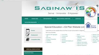 
                            9. Ed Plan Website Links • Page - Saginaw ISD