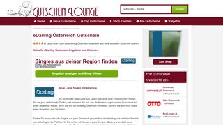 
                            13. eDarling.at Gutschein Dezember 2018 - Gutscheinlounge Österreich