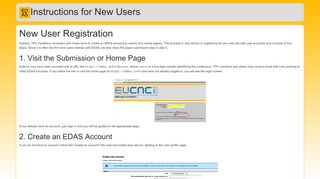 
                            3. EDAS: Editor's Assistant: Instructions for New Users