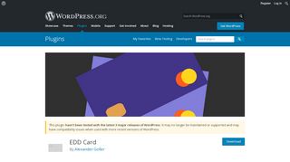 
                            12. EDD Card | WordPress.org