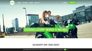 
                            11. eddy-sharing | Elektro-Roller Sharing in Düsseldorf