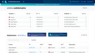 
                            11. edeka subdomains — FindSubDomains