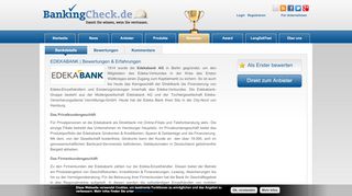 
                            9. EDEKABANK | BankingCheck.de