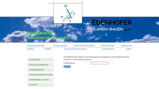 
                            12. Edenhofer Planen + Bauen - Planungsbüro - Login