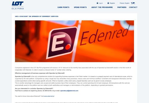 
                            7. Edenred Use a discount on Spendeo by Edenred ... - LOT Dla Firm