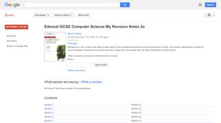 
                            13. Edexcel GCSE Computer Science My Revision Notes 2e