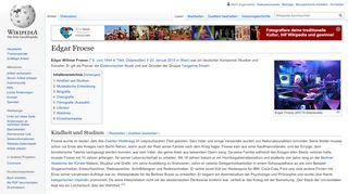 
                            10. Edgar Froese – Wikipedia