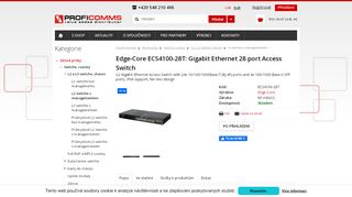 
                            10. Edge-Core ECS4100-28T: Gigabit Ethernet 28 port Access Switch ...