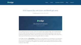 
                            9. Edge | EOS Support, Buy with Wyre, and Bitrefill gift cards - ...
