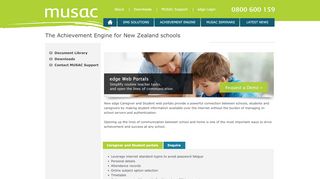 
                            5. edge Student and Caregiver Portals - MUSAC to