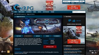 
                            5. Edgeworld Online | OnRPG