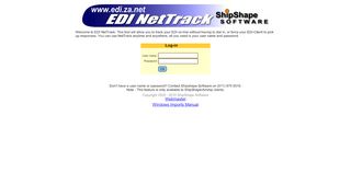 
                            9. EDI Tracking login