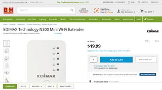 
                            13. EDIMAX Technology N300 Mini Wi-Fi Extender EW ...