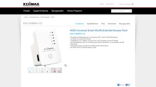 
                            3. EDIMAX - WLAN Repeater - N300 - N300 Universal Smart WLAN ...