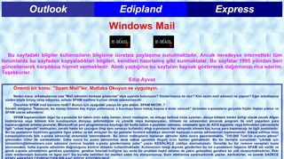 
                            12. Edip Ayvaz ve Edipland Sayfaları. Outlook Express