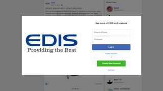 
                            13. EDIS - URGENT KVM SECURITY UPDATE REQUIRED This is a ...