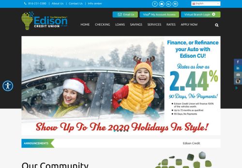 
                            9. Edison Credit Union -