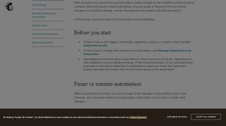 
                            9. Edit an Active Automation - MailChimp