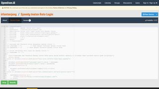 
                            3. Edit Speedy Instan Auto Login | OpenUserJS