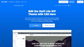 
                            10. Edit the Zerif Lite WP Theme with CSS Hero