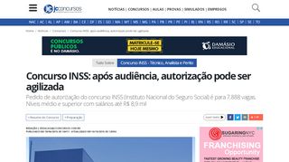 
                            4. Edital e Anexos Concurso INSS - 2019 | JC Concursos