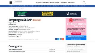 
                            9. Edital e Anexos Concurso SESAP - 2019 | JC Concursos