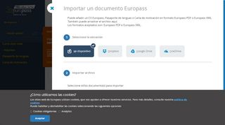 
                            5. Editor en línea: Curriculum Vitae / European Skills Passport - Europass