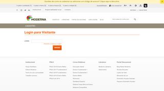 
                            2. Editora Moderna :: Login para Visitante