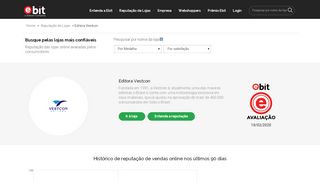 
                            13. Editora Vestcon - Avaliação por consumidores - Ebit