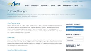 Plos One Editorial Manager Portal Login LogmeIn Live   Editorial Manager Aries Systems Corporation 