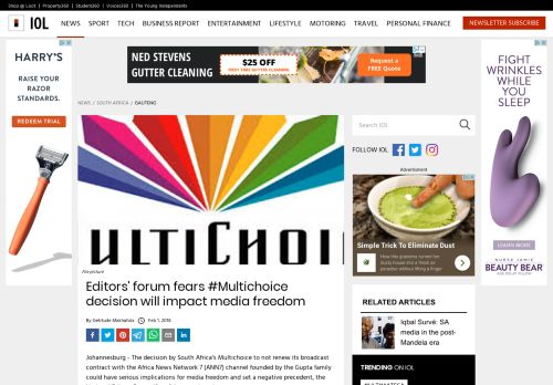 
                            11. Editors' forum fears #Multichoice decision will impact media ...