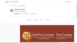 
                            2. EditThisCookie - Google Chrome