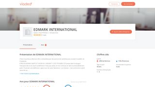 
                            10. EDMARK INTERNATIONAL | Offres d'emploi récentes et recrutement ...