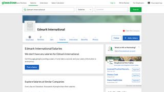 
                            8. Edmark International Salary | Glassdoor